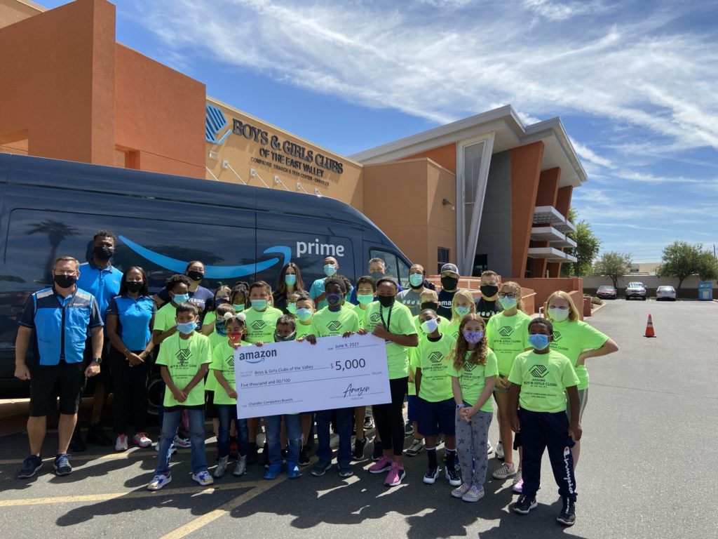 Amazon Gives to Boys & Girls Clubs of the Valley