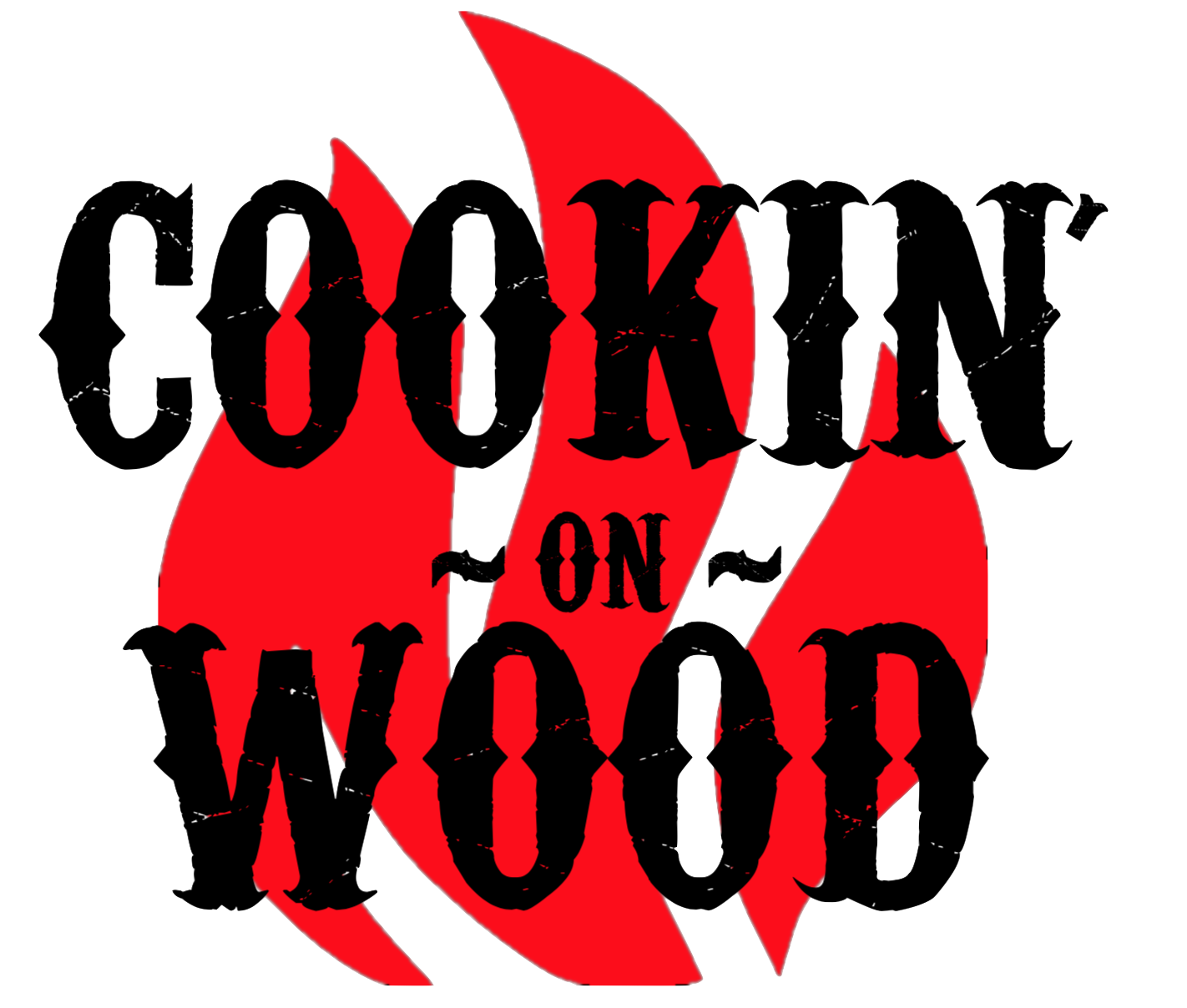 cookin on wood logo cookin on wood logo