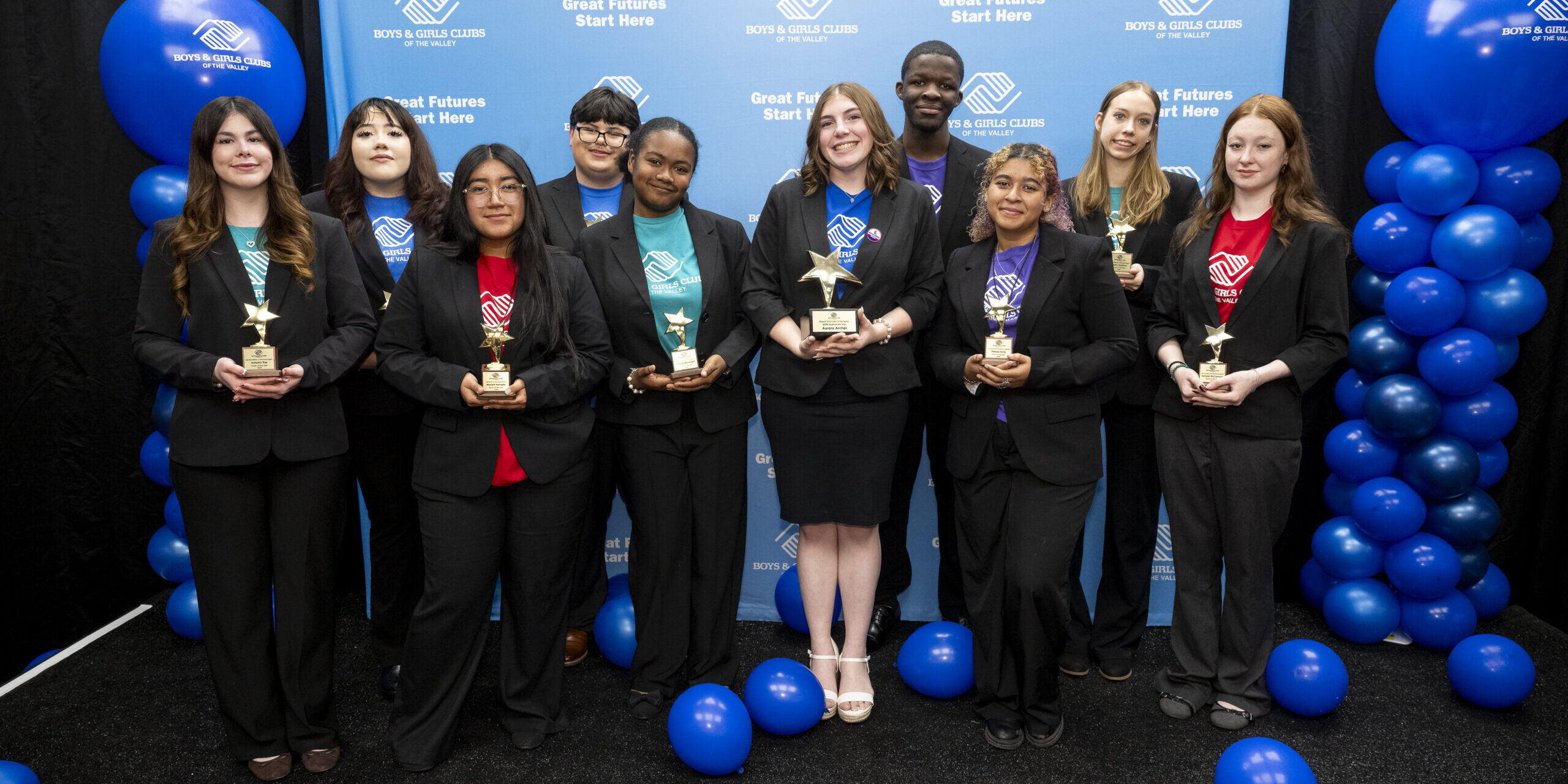 2025-2026 Youth of the Year-youth smiling with trophies
